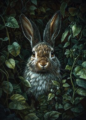 Rabbit in the Foliage