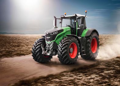 Fendt Tractor on Field