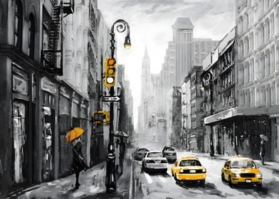  landscape street view of New York