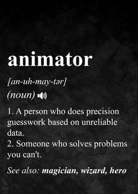 Animator Job Definition