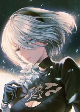 2B Anime Character Art