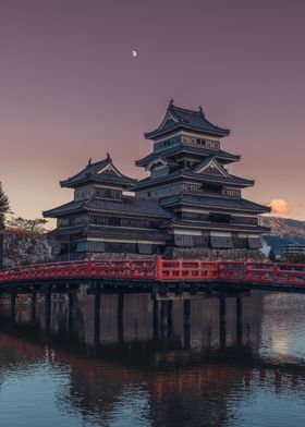 Matsumoto Castle at Dusk, Japan