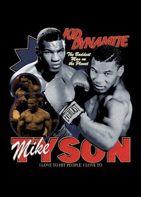 Mike Tyson Boxing Poster