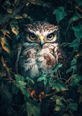 Owl in the Forest