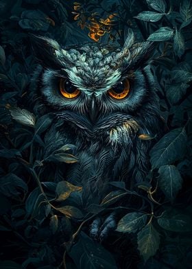 Owl in the Forest