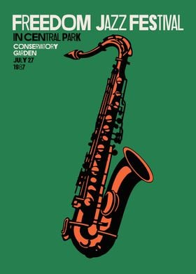 Freedom Jazz Festival Poster