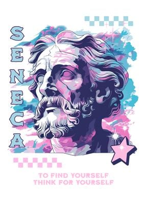 Seneca Quote Art Self Awareness qoute