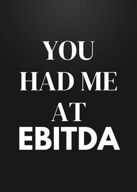 Finance EBITDA Funny Quote