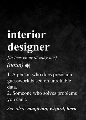 Interior Designer Definition