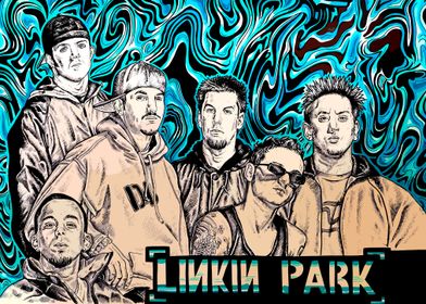 Linkin Park Band Portrait