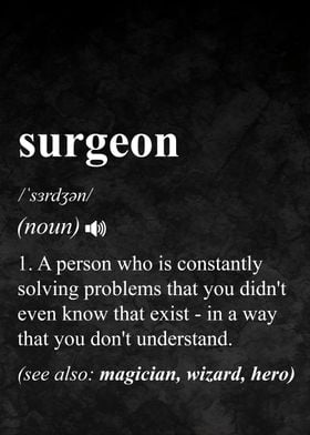 Surgeon Job Definition