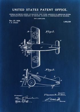 Toy Airplane Patent