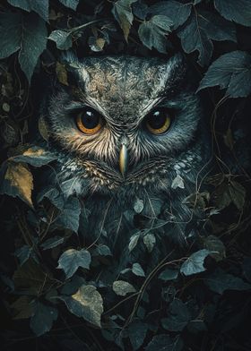 Owl in Foliage