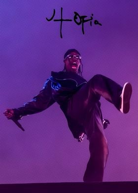 Travis Scott Utopia Poster