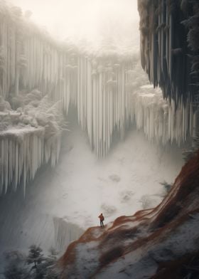 Ice Cave Scalatites