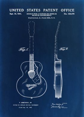 Guitar Patent Design