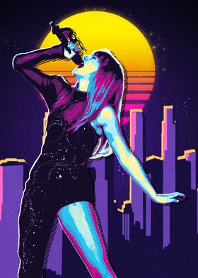 Taylor Swift Retro Pop Art