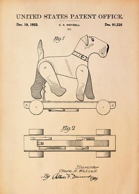 Dog Toy Patent Drawing