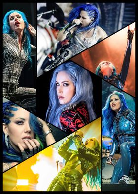 Alissa White-Gluz Live Performance Collage