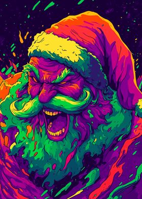 Trippy Santa Claus