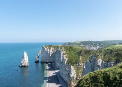 Etretat Cliffs Seascape