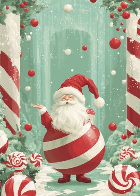 Santa Claus Candy Cane