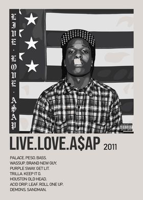 A$AP Rocky Live.Love.A$AP Album Cover