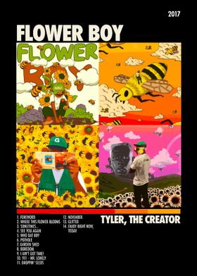 Tyler, The Creator - Flower Boy Album Cover