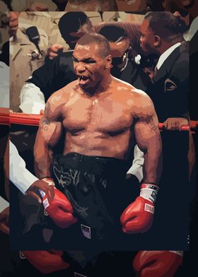 Mike Tyson Boxing Poster