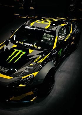 Monster Energy Race Car