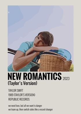 Taylor Swift New Romantics Poster