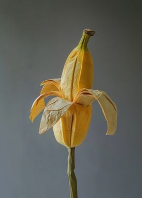 Origami Banana Flower