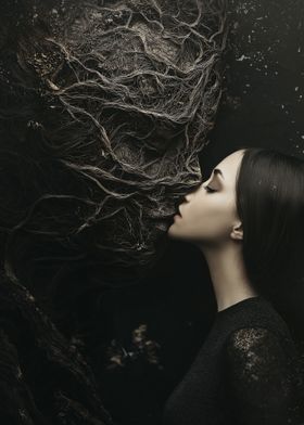 Woman Kissing Creature