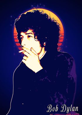 Bob Dylan Retro Portrait