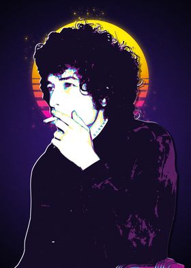 Bob Dylan Retro Art