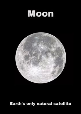 Moon : Earth's only natural satellite