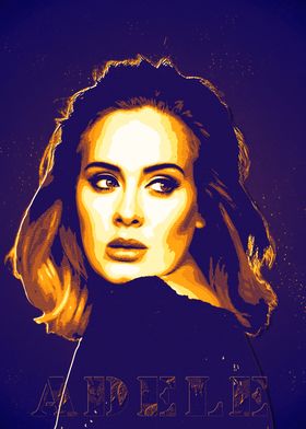 Adele Pop Art Portrait