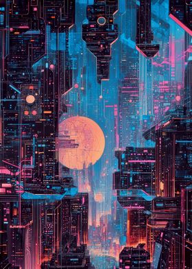 Cyberpunk Cityscapes-preview-0