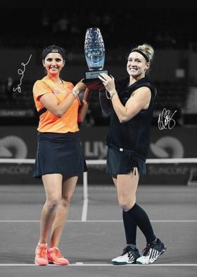 Sania Mirza and Bethanie Mattek