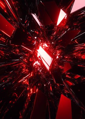 Red Crystal Explosion