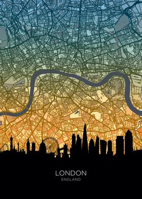 Skyline Map Tealgold-preview-3