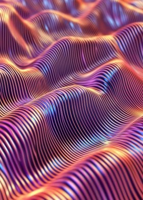 Abstract Wavy Lines