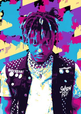 Juice Wrld Pop Art Portrait