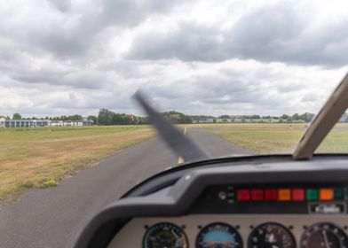 Airplane Cockpit View