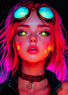 Anime Girls Neon-preview-1