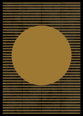 Geometric Gold Black Baground-preview-2