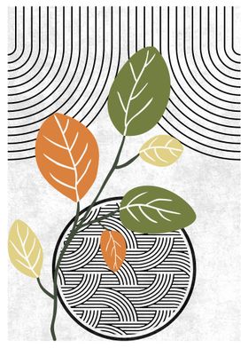 Geometric White Floral-preview-2