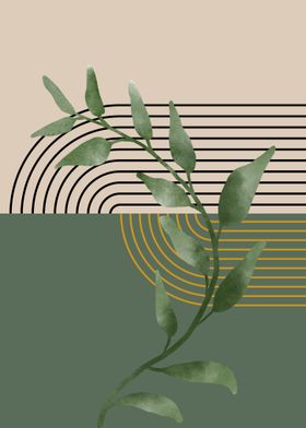 Geometrical Boho Floral Art-preview-0