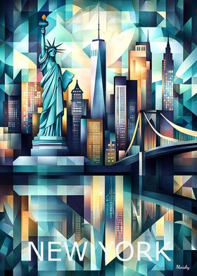 Cubist City Vibes Art-preview-3
