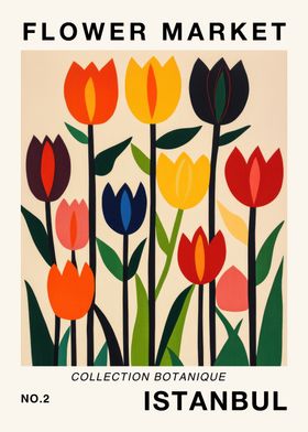Flower Market Travel Posters-preview-1